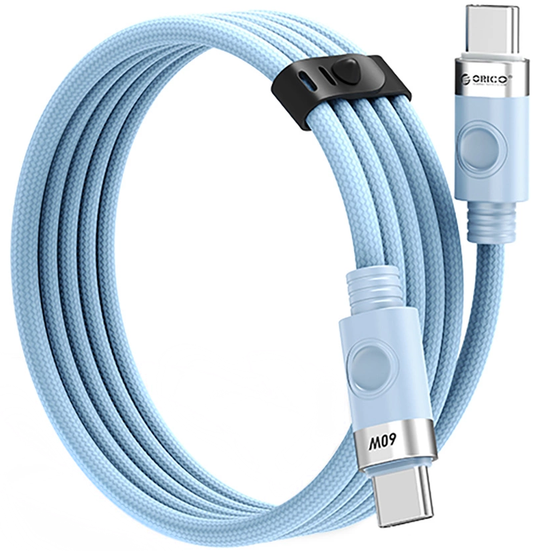 Kabel za prijenos podataka i punjenje USB-C - USB-C Orico CDX, 60W, 1m, Plavi
