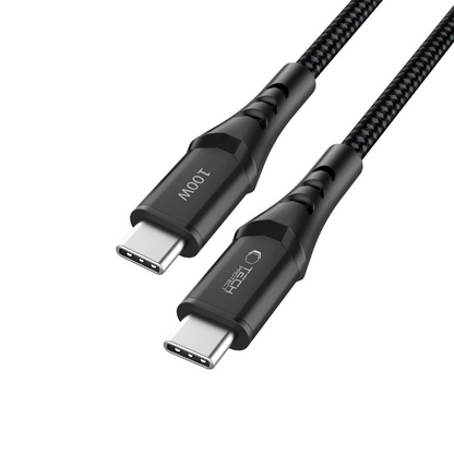 USB-C kabel za prijenos podataka i punjenje - USB-C Tech-Protect UB11T Ultraboost, 100W, 2m, Crna