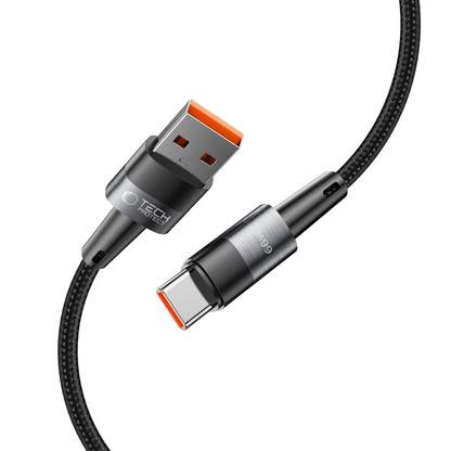 Kabel za prijenos podataka i punjenje USB-A - USB-C Tech-Protect Ultraboost, 66W, 0.5m, Siva