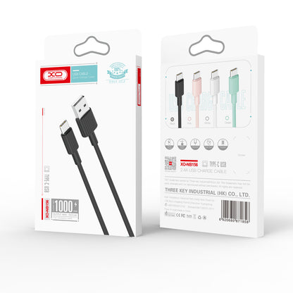 Kabel za podatke i punjenje USB-A - USB-C XO Design NB156, 18W, 1m, Crni