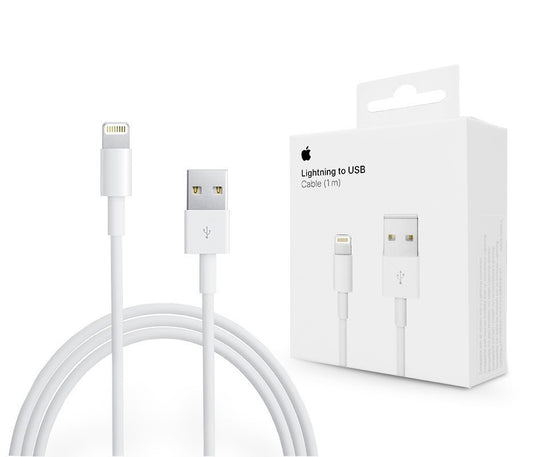 Kabel za prijenos podataka i punjenje USB-A - Lightning Apple A1480, 18W, 1m, Bijeli MUQW3ZM/A