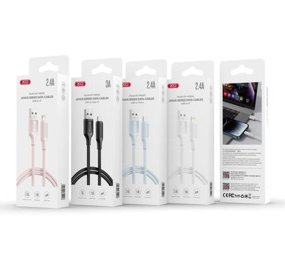 Kabel za podatke i punjenje USB-A - Lightning XO Design NB265, 12W, 1m, Roza