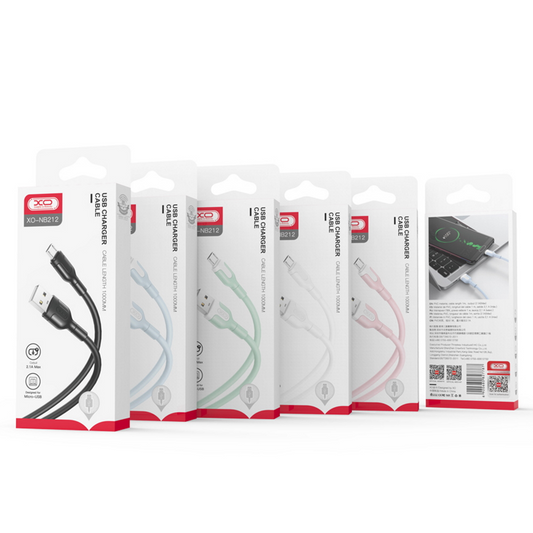 Kabel za prijenos podataka i punjenje USB-A - Lightning XO Design NB212, 18W, 1m, Bijeli