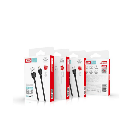 Kabel za podatke i punjenje USB-A - USB-C XO Design NB200, 10W, 1m, Bijeli