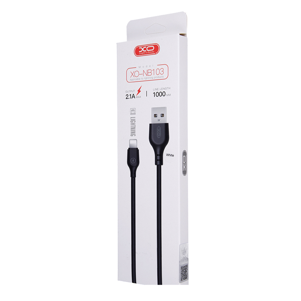 Kabel za Prijenos Podataka i Punjenje USB-A - Lightning XO Design NB103, 18W, 1m, Bijeli