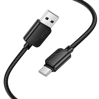 Kabel za prijenos podataka i punjenje USB-A - USB-C HOCO X113, 18W, 1m, Crna