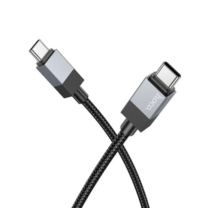 USB-C - USB-C kabel za prijenos podataka i punjenje HOCO X110, 60W, 1m, Crna