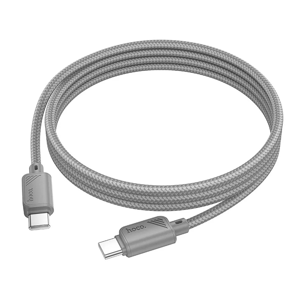 USB-C - USB-C kabel za prijenos podataka i punjenje HOCO X113, 60W, 1m, Siva
