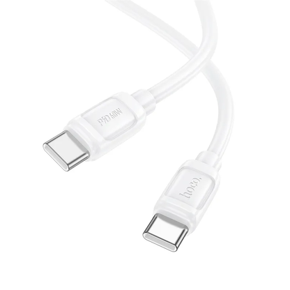 USB-C - USB-C kabel za prijenos podataka i punjenje HOCO X115, 240W, 1m, Bijela