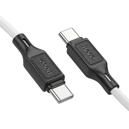 Kabel za prijenos podataka i punjenje USB-C - USB-C HOCO X90, 60W, 1m, Bijeli