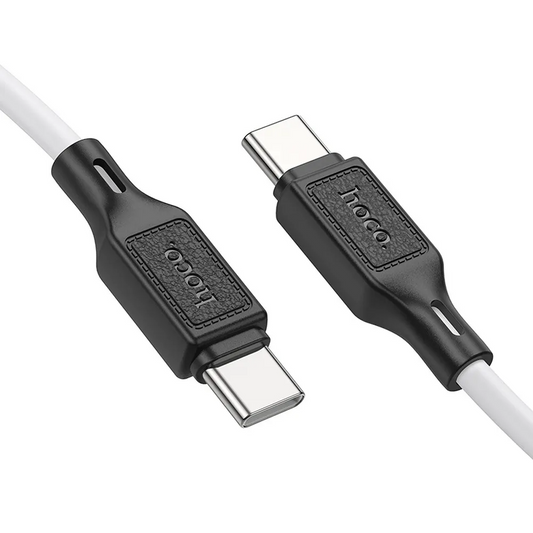 Kabel za prijenos podataka i punjenje USB-C - USB-C HOCO X90, 60W, 1m, Bijeli