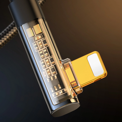 Kabel za prijenos podataka i punjenje USB-A - Lightning Joyroom S-UL012A6 Angled, 18W, 1.2m, Crna