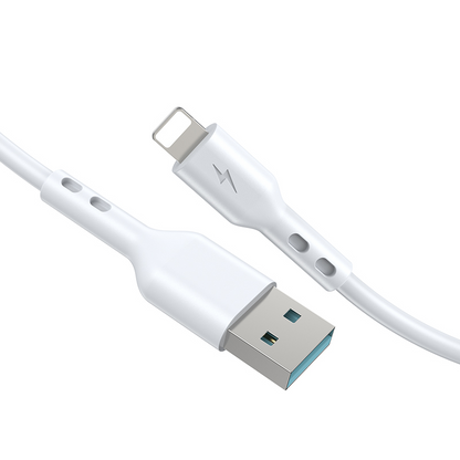 USB-A - Lightning kabel za prijenos podataka i punjenje BWOO BO-X172L-2M, 15W, 2m, Bijela
