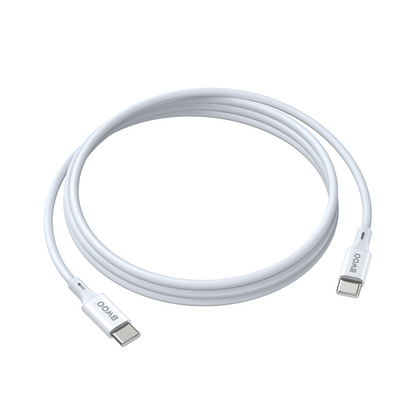 USB-C - USB-C kabel za prijenos podataka i punjenje BWOO BO-X283CC-2M, 60W, 2m, Bijela