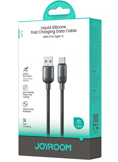 USB-A - USB-C kabel za prijenos podataka i punjenje Joyroom S-A62 Lively, 18W, 1.2m, Crna