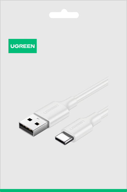Kabel za podatke i punjenje USB-A - USB-C UGREEN US287, 18W, 1.5m, Bijeli