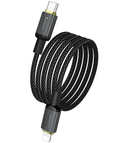 Kabel za prijenos podataka i punjenje USB-C - Lightning HOCO X128 Benefit, 30W, 1m, Crni