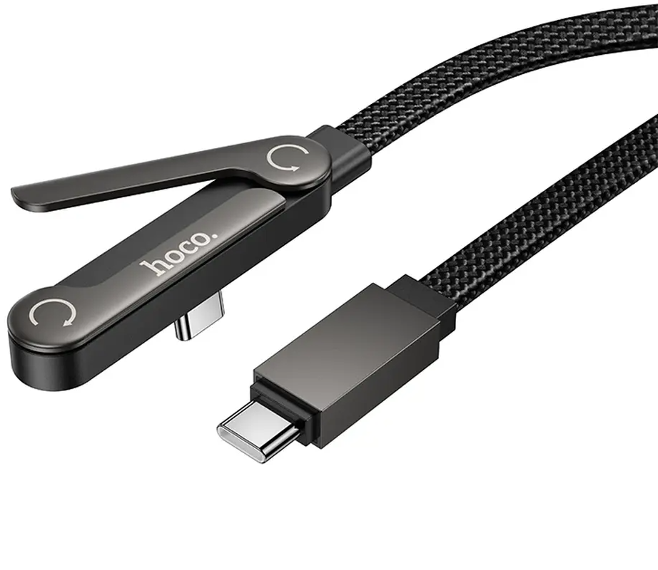 USB-C - USB-C HOCO U150 Exquisite kabel za prijenos podataka i punjenje, 60W, 1.2m, Crna
