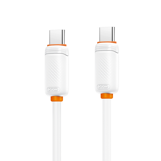 USB-C - USB-C kabel za prijenos podataka i punjenje XO Design NB-Q298, 240W, 1m, Bijela