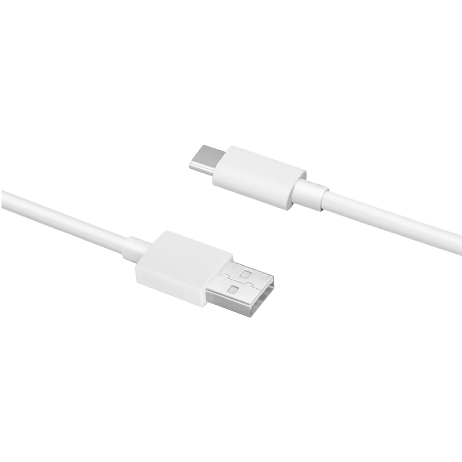 USB-A - USB-C kabel za prijenos podataka i punjenje Oppo DL129, 1m, Bijela 611602000006