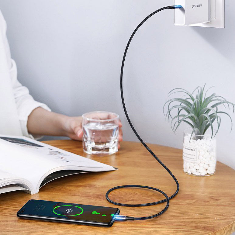Kabel za podatke i punjenje USB-C - USB-C UGREEN US316, 100W, 2m, Sivi