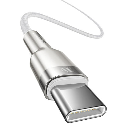 Kabel za Prijenos Podataka i Punjenje USB-C - USB-C Baseus Cafule, 100W, 2m, Bijeli CATJK-D02