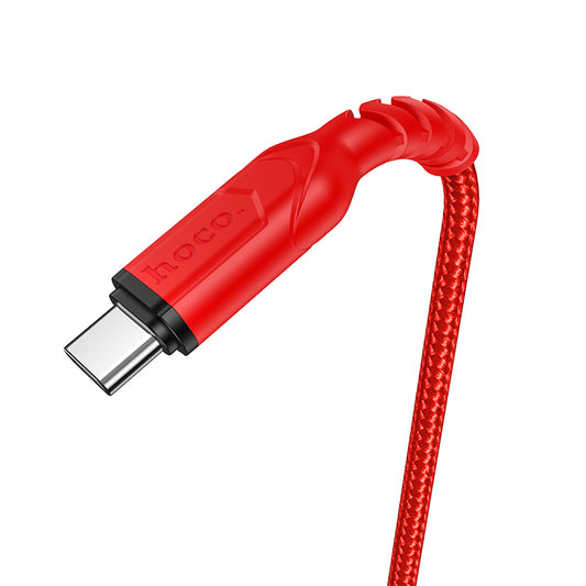 Kabel za podatke i punjenje USB-A - USB-C HOCO X59 Victory, 18W, 1m, Crveni