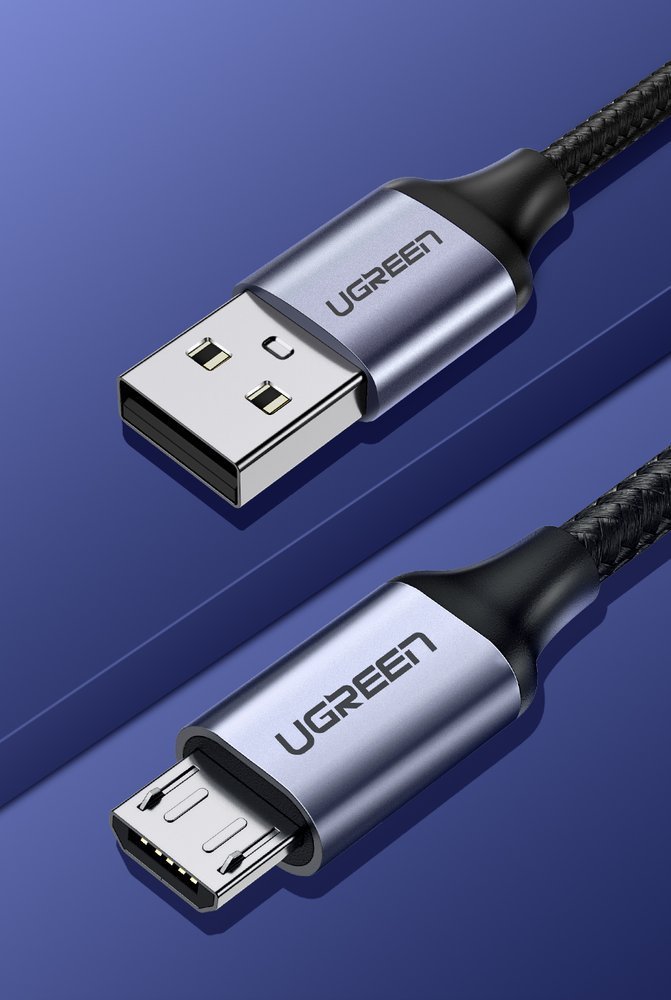 Kabel za podatke i punjenje USB-A - microUSB UGREEN US290, 18W, 1.5m, Crni