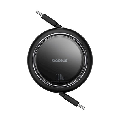 Kabel za Prijenos Podataka i Punjenje USB-C - USB-C Baseus Free2Draw Mini Povlačni, 100W, 1m, Crni P10364500111-00