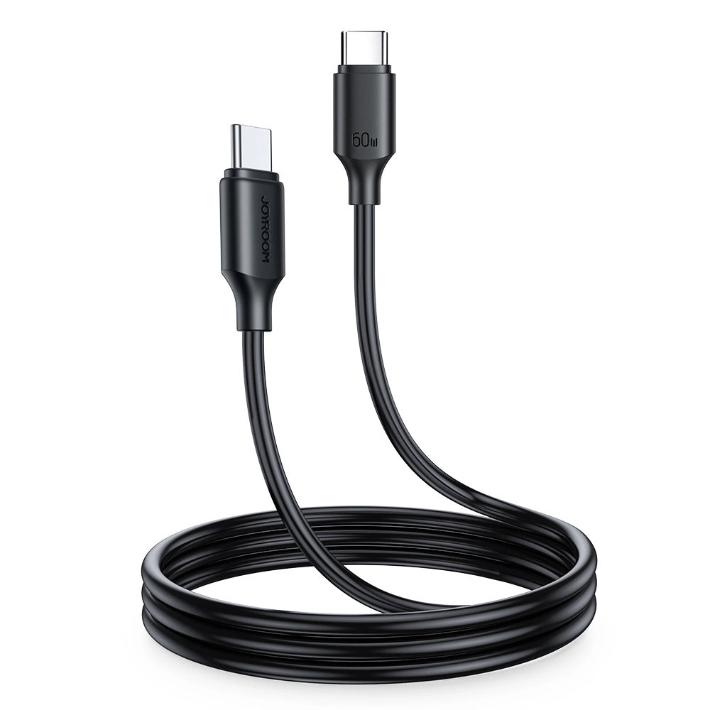 Kabel za Prijenos Podataka i Punjenje USB-C - USB-C Joyroom S-CC060A9, 60W, 1m, Crni