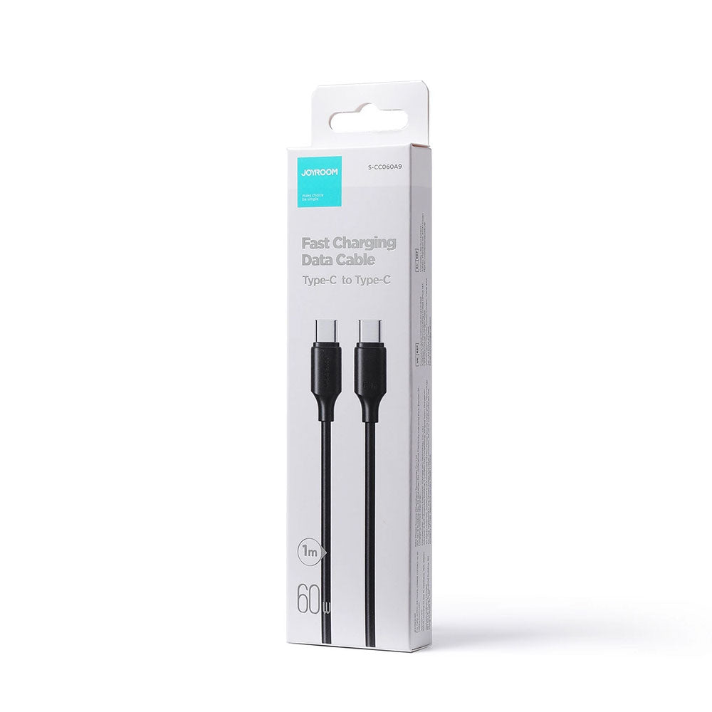 Kabel za Prijenos Podataka i Punjenje USB-C - USB-C Joyroom S-CC060A9, 60W, 1m, Crni