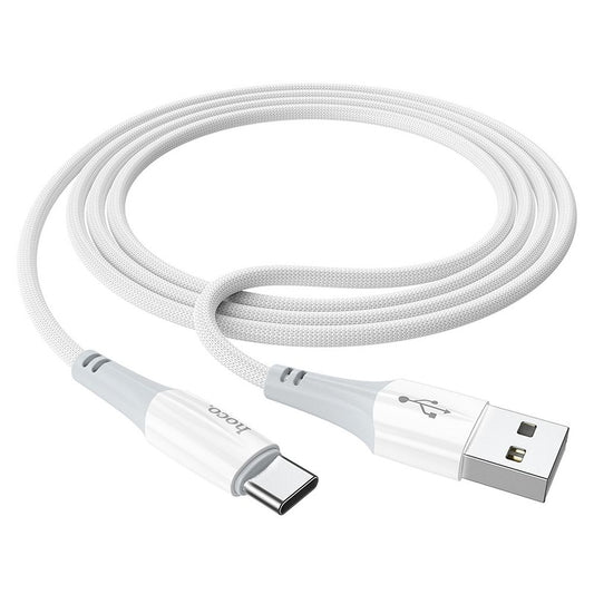Kabel za podatke i punjenje USB-A - USB-C HOCO X70, 60W, 1m, Bijeli