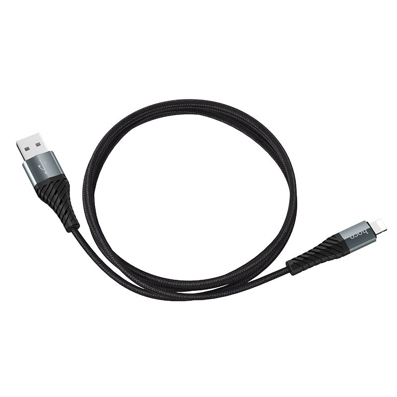 Kabel za Prijenos Podataka i Punjenje USB-A - Lightning HOCO X38 Cool, 18W, 1m, Crni