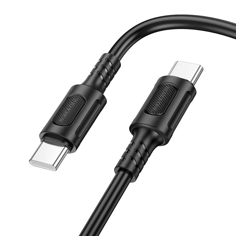 Kabel za podatke i punjenje USB-C - USB-C Borofone BX111 Feliz, 60W, 1m, Crni
