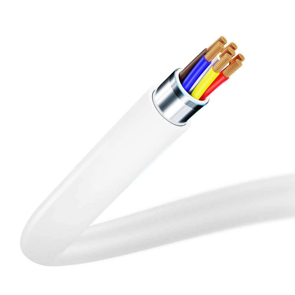 USB-C kabel za prijenos podataka i punjenje - Lightning 3MK Hyper, 20W, 1.2m, Bijeli