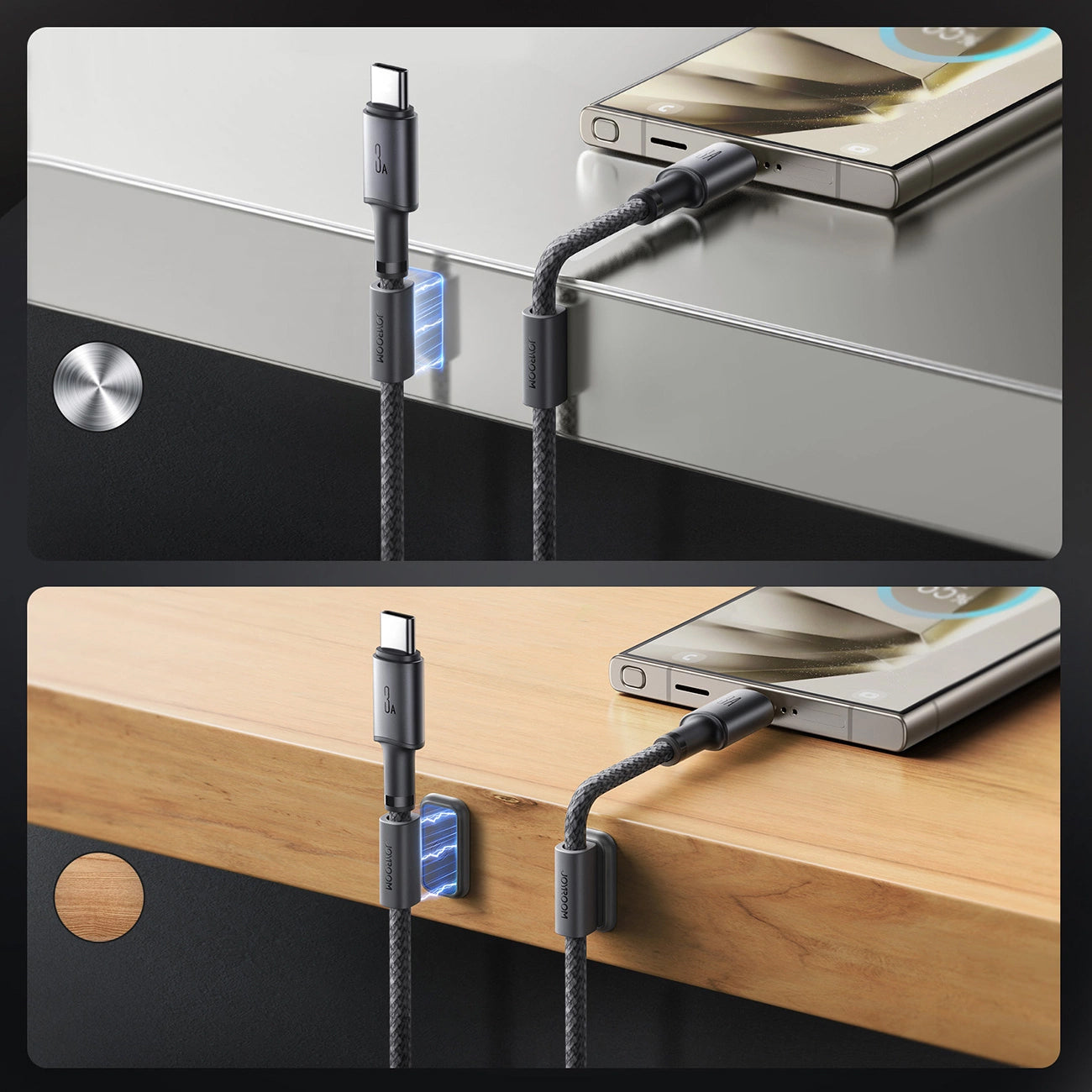 Kabel za podatke i punjenje USB-A - USB-C Joyroom S-A50, 60W, 1.2m, Sivi