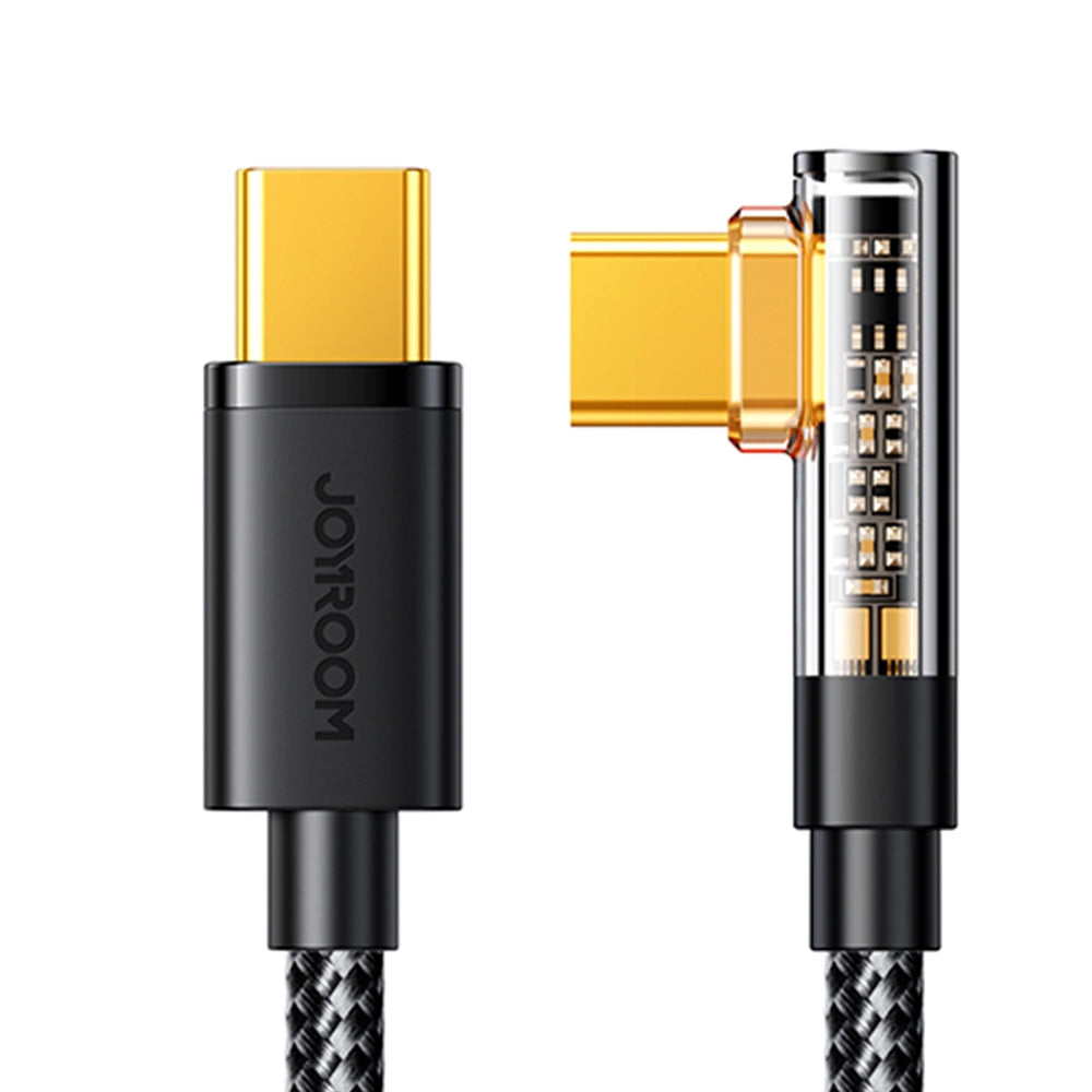Kabel za podatke i punjenje USB-C - USB-C Joyroom S-CC100A6 Angled, 100W, 1.2m, Crni