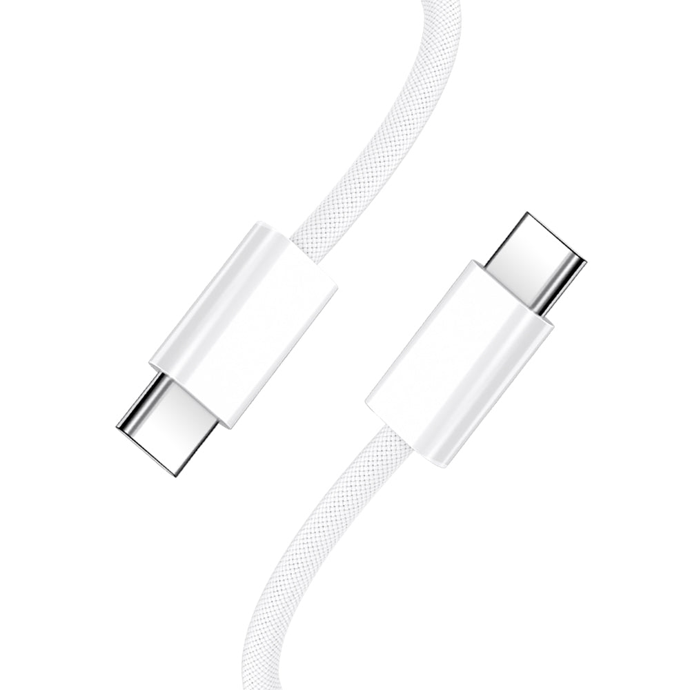 Kabel za podatke i punjenje USB-C - USB-C BWOO BO-X284, 60W, 1m, Bijeli