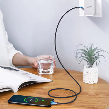 Kabel za podatke i punjenje USB-C - USB-C UGREEN US316, 100W, 1.5m, Sivi