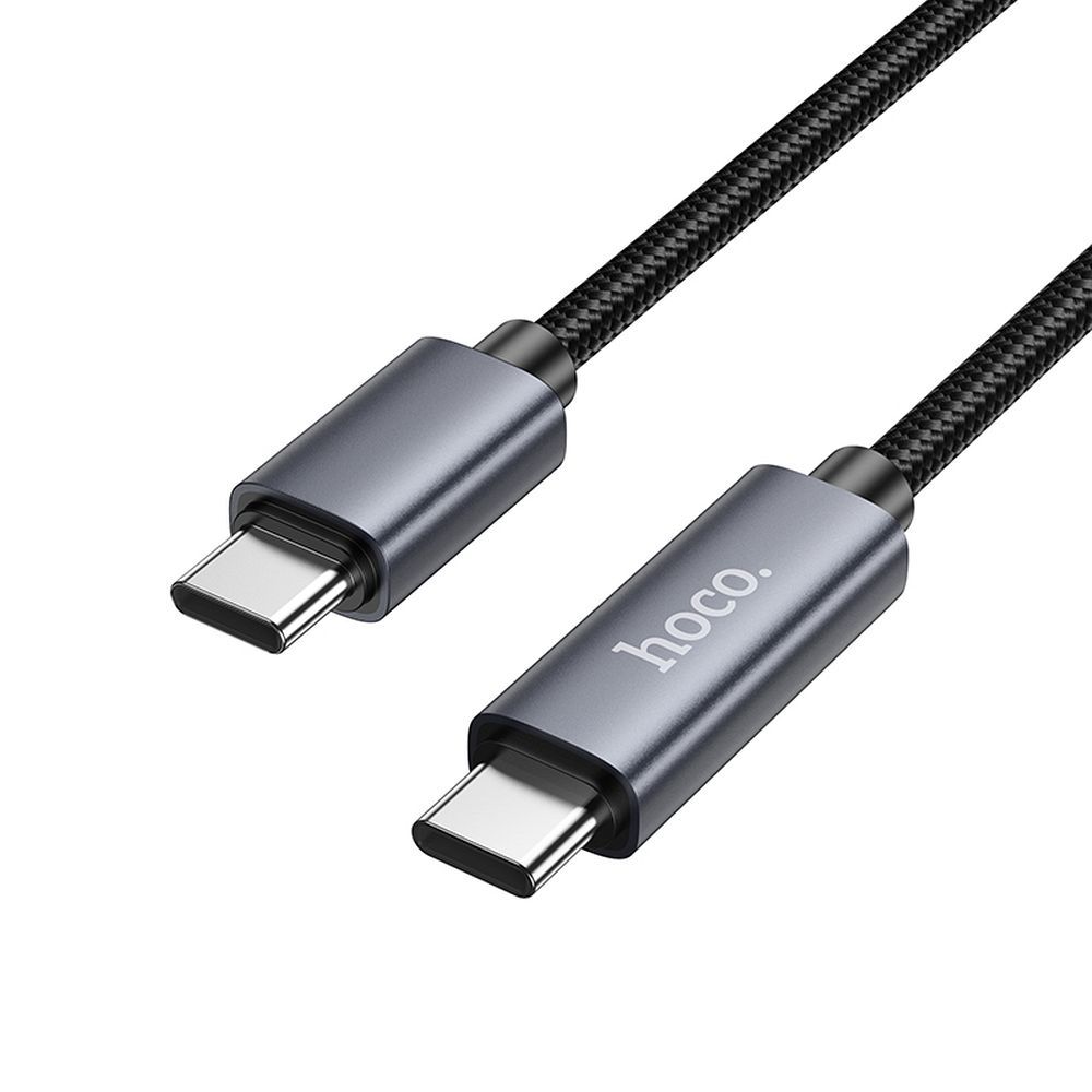 Kabel za podatke i punjenje USB-C - USB-C HOCO Display X112, 60W, 1m, Crni