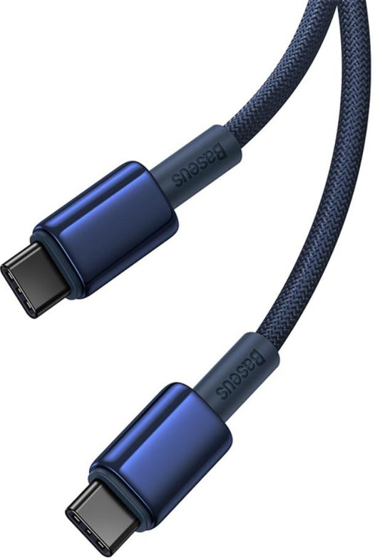 Kabel za podatke i punjenje USB-C - USB-C Baseus Tungsten Gold, 100W, 2m, Tamnoplavi P10319800321-04