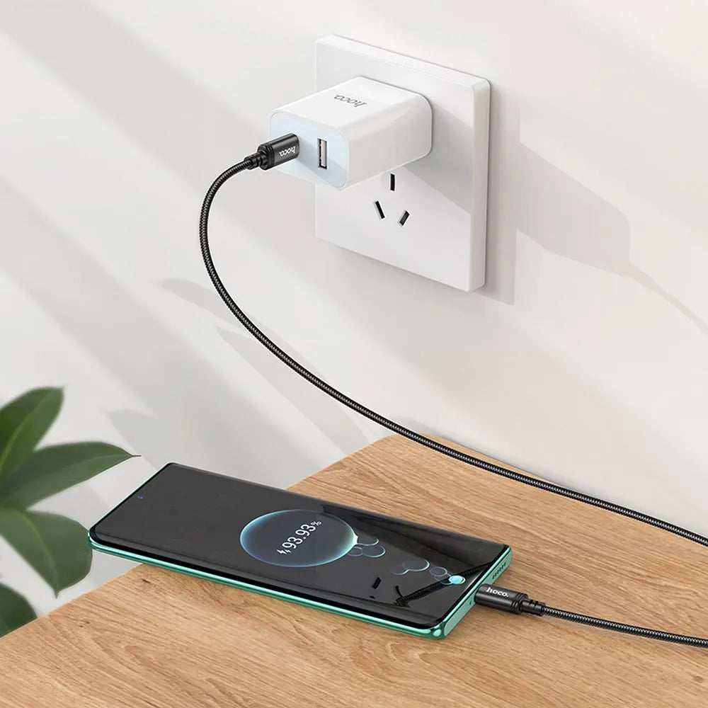 Kabel za podatke i punjenje USB-C - USB-C HOCO X89, 60W, 2m, Crni