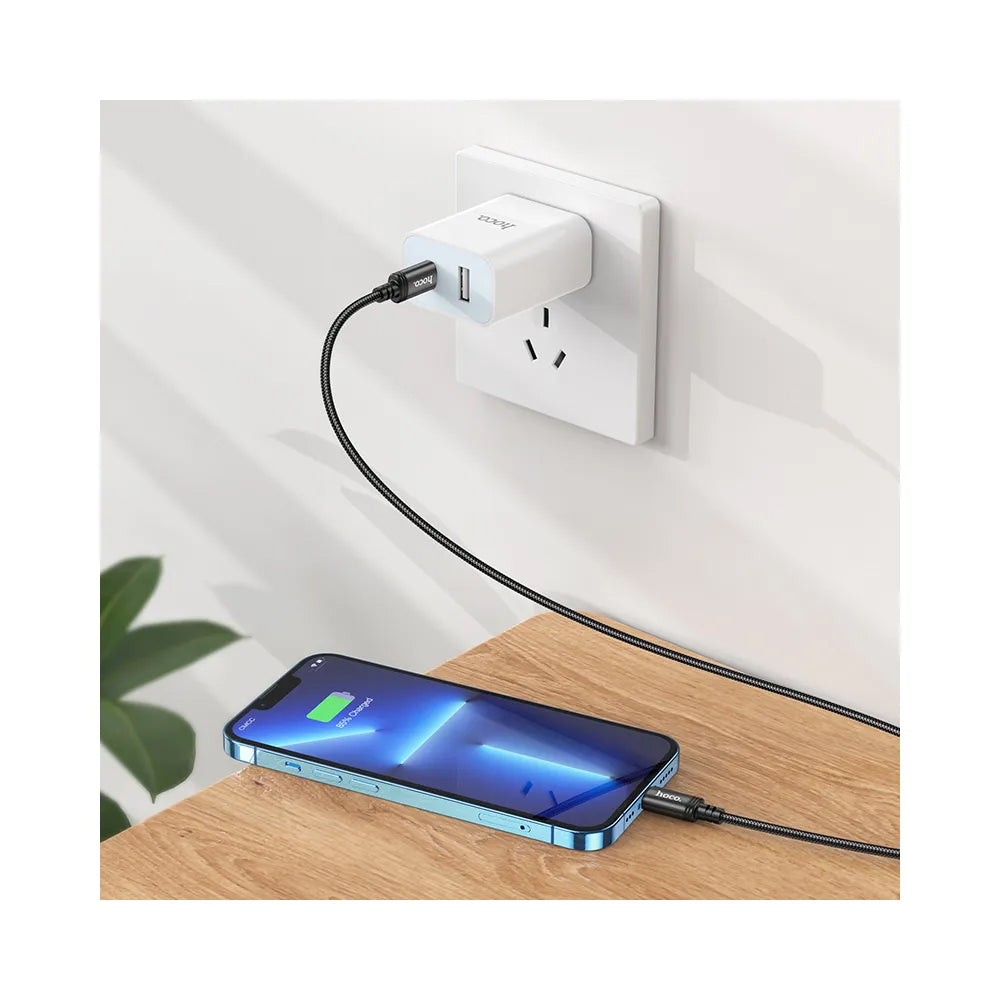 Kabel za podatke i punjenje USB-C - Lightning HOCO X89, 27W, 2m, Crni