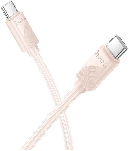 Kabel za podatke i punjenje USB-C - USB-C HOCO X114, 60W, 1m, Roza