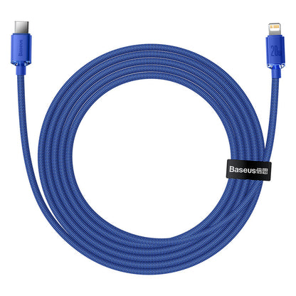 Kabel za podatke i punjenje USB-C - Lightning Baseus Crystal Shine Series, 20W, 1.2m, Plavi CAJY000203