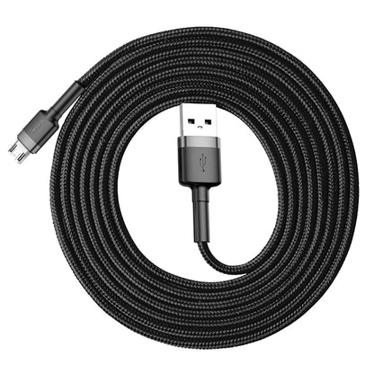 Kabel za podatke i punjenje USB-A - microUSB Baseus Cafule, 18W, 2m, Sivi CAMKLF-CG1