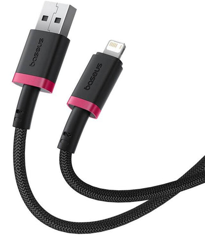 Kabel za podatke i punjenje USB-A - Lightning Baseus Dura Series, 18W, 2m, Crveni P10377801U01-03