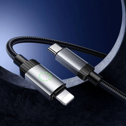 USB-C - Lightning HOCO X117 kabel za prijenos podataka i punjenje, 27W, 1m, Crna
