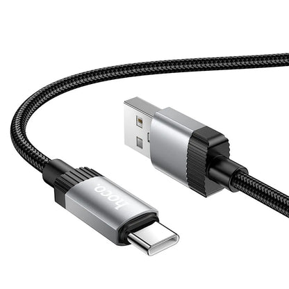 Kabel za podatke i punjenje USB-A - USB-C HOCO X117, 60W, 1m, Crni