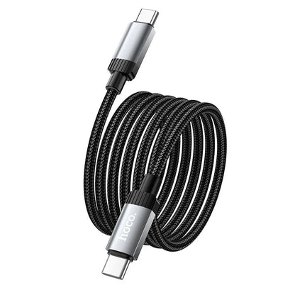Kabel za podatke i punjenje USB-C - USB-C HOCO X117, 60W, 1m, Crni